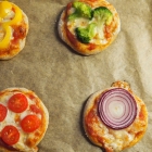 Gesunde Snack Mini Pizzen